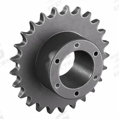 TRITAN Bushed Roller Chain Sprocket: For 60 Chain, 25 Teeth, 5.984 in Pitch Dia, 6.39 in Outside Dia (MPN 60SDS25H). Key specifications — Brand: TRITAN; Required Bushing Series: SDS.