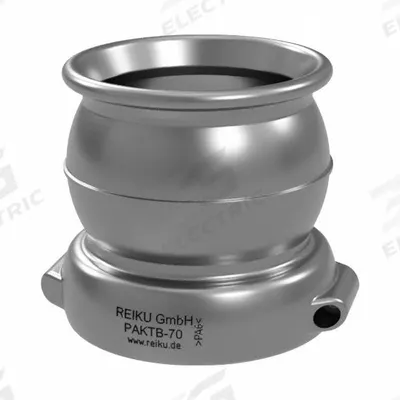 REIKU Ball Trumpet: 2 3/4 in Nominal Size (MPN PAKTB-70) - Jaws for Continuous-Flex Corrugated Tubing
