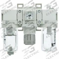 SMC Filter, Regulator, Lubricator: 1/2 in NPT, 1 MPa Max Op Pressure, 5 micron, AC-D Series (MPN AC40-N04-Z-D). Key specifications — attr109588: AC-D; attr109524: SMC.