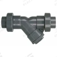 HAYWARD Y Strainer: 4 in, NPT, Perforated, 0.0313 in Screen Size, PVC, FPM, 11 3/4 in Ht (MPN YS10400TU). Key specifications — Brand: HAYWARD; Seal Material: FPM; Manufacturer Part Number: YS10400TU; Screen Material: PVC.