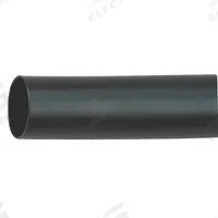 INSULTAB Heat Shrink Tubing: 1.5 in I.D. Before Shrinking, 0.75 in I.D. After Shrinking, 50 ft Lg (MPN HS-VTN 1-1/2 Blk 50). Key specifications — Color: Black; Brand: INSULTAB.