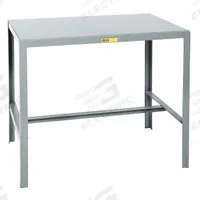 LITTLE GIANT Work Table: Fixed Ht, Steel, 24 in x 18 in, 2,000 lb Overall Load Capacity, Steel (MPN MT1-1824-30). Key specifications — Brand: LITTLE GIANT; Unit Type: Not Expandable or Modular.