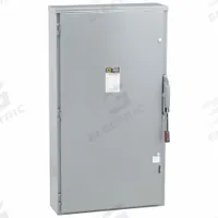 SQUARE D Safety Switch: Non-Fusible, 400 A, Three Phase, 600V AC, Galvanized Steel, Indoor/Outdoor (MPN HU365R). Key specifications — attr867131: SQUARE D.