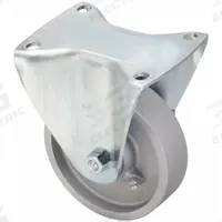 APPROVED VENDOR Plate Caster: Rigid, No Brake, 5 in Wheel Dia, 1 3/8 in Wheel Wd, Slot, Rectangle (MPN BH-G 125K-3). Key specifications — Wheel Bearing Type: Ball; Wheel/Tread Color: Silver; Brand: APPROVED VENDOR; Caster Type: Rigid.