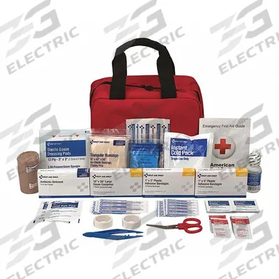APPROVED VENDOR First Aid Kit and Housing: Gen Purpose, 25 People Served, 79 Components - General Purpose First Aid Kits