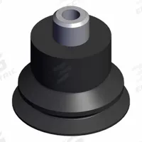 SMC Bellows Cup: Bellows, M5 x 0.8, 15 mm Pad Dia, NBR, Black, 50, 14.5 mm Pad Ht, ZP2 (MPN ZP2-TB15MBN-H5). Key specifications — attr1019101: ZP2-TB15MBN-H5; attr1019103: SMC; attr1019107: 50.
