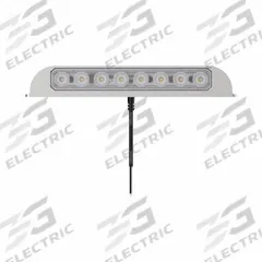 MAXXIMA Vehicle Work Light: Rectangular, Flood, LED, Bracket, Blunt Cut Leads, Surface Mount, Silver (MPN MWL-51LS). Key specifications — Housing Color: Silver; Brand: MAXXIMA; Electrical Connection: Blunt Cut Leads; Installation Type: Removable.