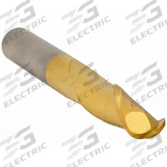 APPROVED VENDOR Ball End Mill: Carbide, TiN Coated, 2 Flute, 1/2" Mill Dia, 2" LOC, 4" OAL (MPN 224-001061)