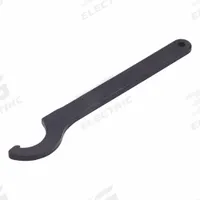 JW WINCO Spanner Wrench: 34 mm to 36 mm, 170 mm Overall Lg, 5 mm Hook Thick, 2.5 mm Hook Dp (MPN A54627). Key specifications — attr309823: 34 mm to 36 mm; attr324942: JW WINCO.
