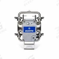 GRACO Electric Diaphragm Pump: Stainless Steel Body, Three Phase, 380-480V AC, 1 in, 29 ft Max. Head (MPN HE30-1202). Key specifications — Nameplate Voltage: 380-480V AC; Brand: GRACO; Surface Roughness: 32 Ra; Check Valve Material: PTFE; Diaphragm Material: PTFE with EPDM Backing; Seat Material: 316 SS.