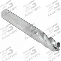 CLEVELAND Ball End Mill: Carbide, 4 Flute, 5/32" Mill Dia, 5/16" LOC, 2" OAL (MPN C63525)