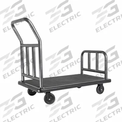 HOSPITALITY 1 SOURCE Utility Cart: 43 in Overall Lg, 25 in Overall Dp, 37 in Overall Ht - Outdoor-Compatible Bellman Carts