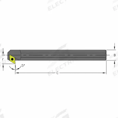 ULTRA-DEX USA Indexable Boring Bar: S10M SDXCL2 (MPN 957-000-309) - Indexable Boring Bars