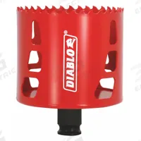 DIABLO Hole Saw: 3 in Saw Dia., 4 Teeth per Inch, 2 3/8 in Max. Cutting Dp, Bi-Metal (MPN DHS3000). Key specifications — attr1098070: 4; attr1098087: DIABLO; attr1098073: Snap-Lock Plus™.