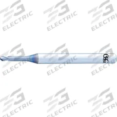 OSG A BRAND Ball End Mill: Carbide, Durorey Coated, 2 Flute, 0.6 mm Mill Dia, 0.5 mm LOC, 45 mm OAL (MPN 3056166). Key specifications — attr1158604: OSG A BRAND.