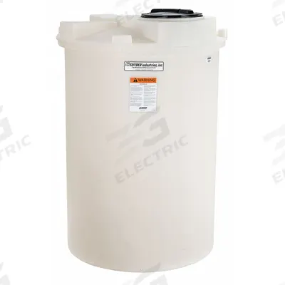 SNYDER INDUSTRIES Storage Tank: Single Wall, Vertical, 120 gal, Closed Top, 3/16 in Wall Thick - Vertical Liquid Storage Tanks