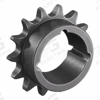 TRITAN Bushed Roller Chain Sprocket: For 40 Chain, 14 Teeth, 2.247 in Pitch Dia, 2.49 in Outside Dia (MPN 40BTL14H). Key specifications — Brand: TRITAN; Required Bushing Series: 1008.