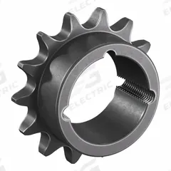 TRITAN Bushed Roller Chain Sprocket: For 40 Chain, 14 Teeth, 2.247 in Pitch Dia, 2.49 in Outside Dia (MPN 40BTL14H). Key specifications — Brand: TRITAN; Required Bushing Series: 1008.