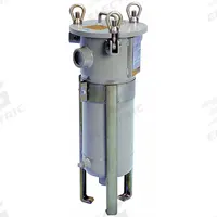 PARKER Water Filter Housing: 2 in, NPT, 33 in Overall Ht, 12 1/4 in Overall Dia, Carbon Steel, Gray (MPN FE6-1-2). Key specifications — Housing Material: Carbon Steel; Housing Color: Gray; Brand: PARKER.