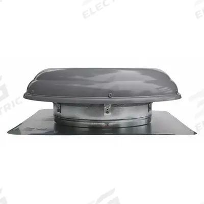 Dayton Attic Exhaust Fan: Roof Mount, Electric Motor, Max. 2,100 sq ft Attic, 1,500 cfm Max. - Roof-Mount Attic Exhaust Fans