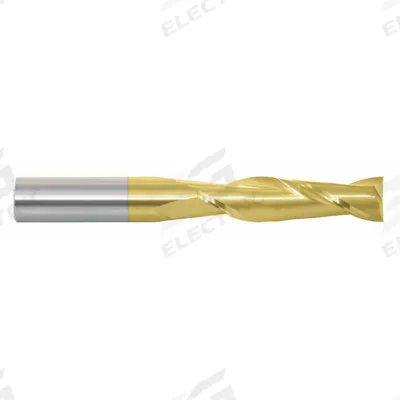 APPROVED VENDOR Square End Mill: Carbide, TiN Coated, 2 Flute, 5/8" Mill Dia, 2-1/4" LOC - General Purpose Carbide Square End Mills