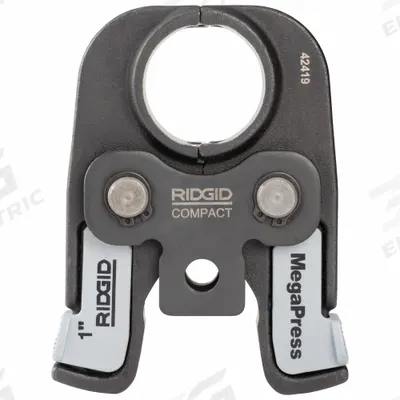 RIDGID Press Jaw: 1 in Pipe, Carbon Steel/Stainless Steel, For Viega MegaPress - Jaws for Compact Press Tools