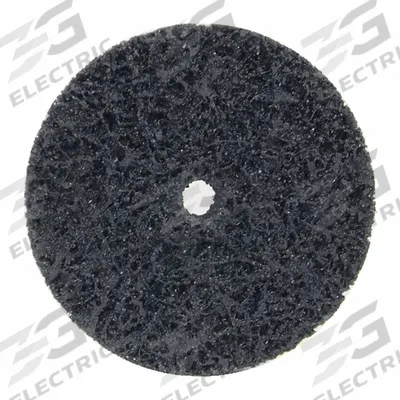 NORTON Bond Non Woven Wheel: 3 in Dia x 1 in W, 3/8 in Arbor Hole, Silicon Carbide - Light Deburring & Finishing Wheels for Stainless Steel & Nickel Alloys