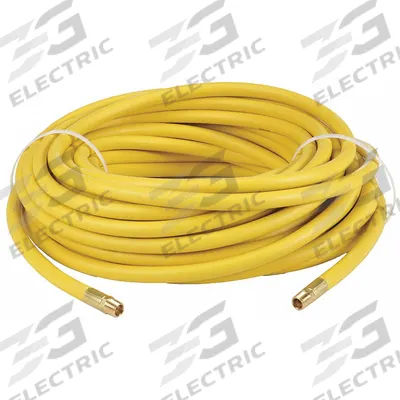 CONTINENTAL Air Hose: 3/8 in Hose Inside Dia., Yellow, 3/8 in MNPT x 3/8 in MNPT - EPDM Air Hose Assemblies with EPDM Cover