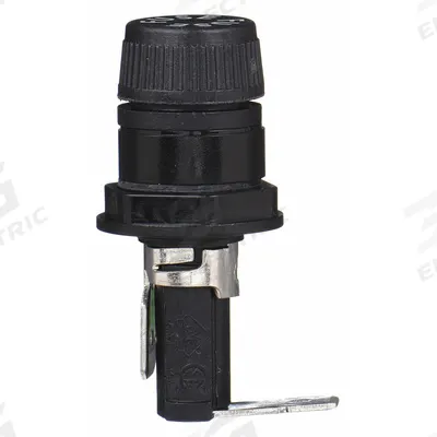 BUSSMANN Panel Mount Fuse Holder: For Fuse Size 1/4 in x 1 1/4 in, 1 Pole, 20 A Max - Fuse Holders for Cylindrical Fuses