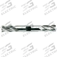 YG-1 Square End Mill: High Speed Steel, Double End, 4 Flute, 17/64" Mill Dia, 11/16" LOC, 3-3/8" OAL (MPN 13048)