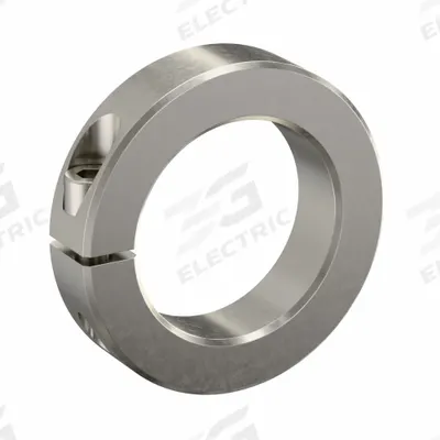 RULAND MANUFACTURING Shaft Collar: 1-Piece, Inch, Round, Clamp-On, 1 9/16 in Bore Dia - Stainless Steel Shaft Collars