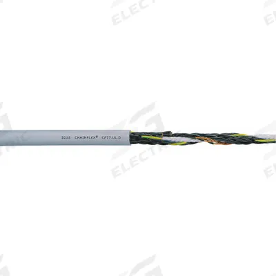 CHAINFLEX Control Cable: 16 AWG, 18 Conductors, 100 ft, PUR Jacket - Continuous Flexing Control Cables