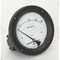 MIDWEST INSTRUMENT Differential Pressure Gauge: Back, 1/4 in NPT Female, Model 142, 4 1/2 in Dial (MPN 142-SC-00-OO-20H). Key specifications — Sensor Type: Diaphragm; Series: Model 142; Housing Material: 316 Stainless Steel; Certificate of Calibration: Not Included.