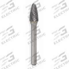 WIDIA Carbide Bur: Ball-Nosed Tree, SF-15, Double Cut, 3/4" x 1 1/2" Head, 1/4" Shank (MPN M41393). Key specifications — Trade Number: SF-15; Brand: WIDIA METAL REMOVAL.