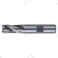 CLEVELAND Roughing End Mill: Carbide, 4 Flute, Fine Pitch, 1/2" Mill Dia, 1" LOC, 3" OAL (MPN C60153)