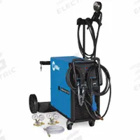 MILLER ELECTRIC MIG Welding Package: Millermatic 252, MIG/Aluminum Pack w/Running Gear (MPN 951960). Key specifications — Input Voltage (Nominal) (Merch - Table Column, Filters): 208V; Max. Wire Diameter: 3/64 in (Solid).