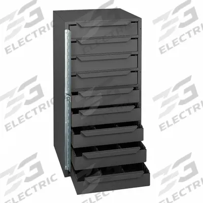 DURHAM MFG Truck or Van Storage Cabinet: Steel, 9 Shelves, 12 7/8 in Overall Dp - Van Storage Cabinets & Drawers