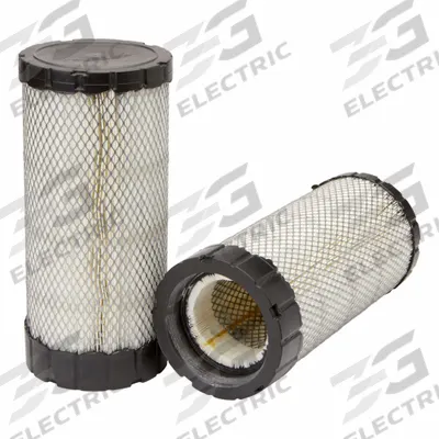 FLEETGUARD Automotive Air Filter: Round-Oval, Engine, Radial Seal, 6 13/32 in Outside Dia - Round/Oval Engine Air Filters