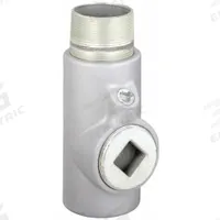 Sealing Fitting - Vertical and Horizontal: Iron, 4 in Trade Size, Male to Female (MPN EYM-400). Key specifications — Brand: APPLETON ELECTRIC; Connection Type: Threaded; Thread Gender: Male to Female; Ends - Hazardous Fittings: 4 in FNPT x 4 in MNPT; Material: Iron; Hazardous Location Rating: Class II, Division 1 and 2, Groups E, F, G; Thread Type: NPT; Standards: UL 886.