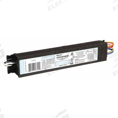 ADVANCE Fluorescent Ballast: 120 to 277V AC, 3/4 Lamps Supported - Instant Start Electronic Fluorescent Ballasts
