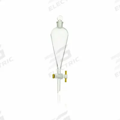 APPROVED VENDOR Funnel: Borosilicate Glass, 250 mL, 22 mm, 12 mm, 60 mm Stem Lg - Separatory Funnels