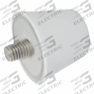 JW WINCO Vibration-Isolating Mount: Flat Conical, Silicone, Male x Non-Threaded Style - Male x Non-Threaded Vibration-Isolating Mounts