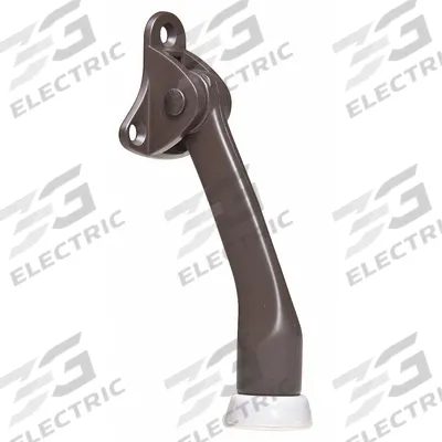 KABA ILCO Lever Door Holder: Door - Mounted, 1 5/8 in Wd, 4 in Overall Ht - Lever Door Holders