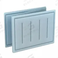 GRAINGER Link Air Filter: 25 in x 22 in x 1 in, 22 in Section Wd, 3 Sections, 3 Ply, MERV 8 (MPN 2DXE6). Key specifications — Performance Rating: MERV 8; Brand: GRAINGER; Media Material: Synthetic.