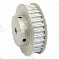 DAYTON Timing Pulley: Modified Curvilinear, Fixed, For GT Timing Belt Section, For 9 mm Belt Wd (MPN 32-5P09M6FA12). Key specifications — Brand: DAYTON; Finish: Clear Anodized; For Belt Series: Powerhouse®.