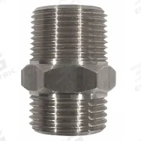 SANI-LAV Hose Adapter: Stainless Steel, Stainless, 4 1/4 in Overall Lg, 3/4 in Inlet Connection Size (MPN H26S). Key specifications — Inlet Connection Type: GHT; Brand: SANI-LAV; Color/Finish: Stainless; Material: Stainless Steel; Product Type: Hose Adapter.
