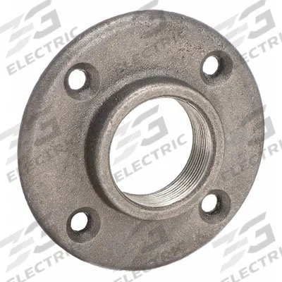 ANVIL Metal Pipe Flange: 2 in, Female NPT Threaded, Malleable Iron, Raised Flange - Structural Threaded Steel & Iron Pipe Flanges