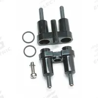 BUSSMANN In-Line Fuse Holder: Non-Rejection Block Style, 2 Pole, 600 V AC Rating, 600 V DC Rating (MPN HEX-AA). Key specifications — Compatible Fuse Series: ATQ; Brand: BUSSMANN.