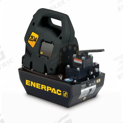 ENERPAC Hydraulic Electric Pump: 10,000 psi Max. Op Pressure, 60 cu in/min Max. Flow Rate - Corded High-Power Portable Electric Hydraulic Pump Units