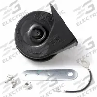 FIAMM Electric Horn: 12V DC, Low Tone, Electric, Black, Unfinished, 125 dB Sound Level - Max (MPN 72012). Key specifications — Type: Low Tone; Brand: FIAMM; Compatible Vehicle Type: Motorcycles; Finish: Unfinished; Includes: Mounting Bracket; Color: Black.